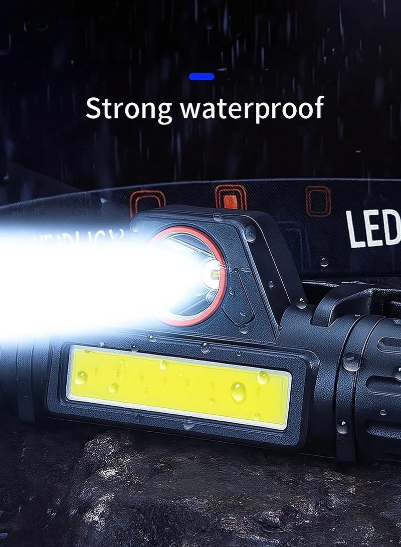 Happy Light Mini rechargeable LED headlamp with two white light modes - Image 3